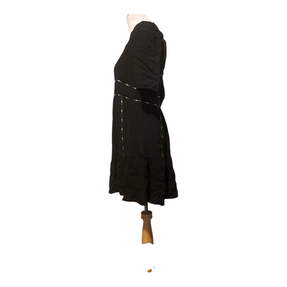 BA&SH Dress with embroidery Teresa | black - Picture 3 of 6